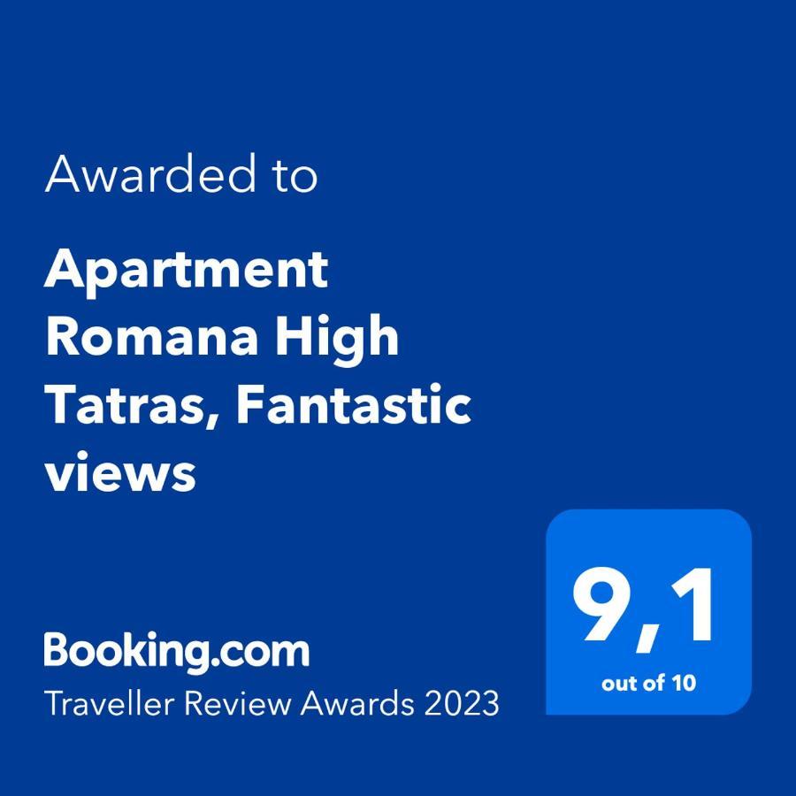Apartment Romana High Tatras-Fantastic Views-Washer Nova Lesna Luaran gambar